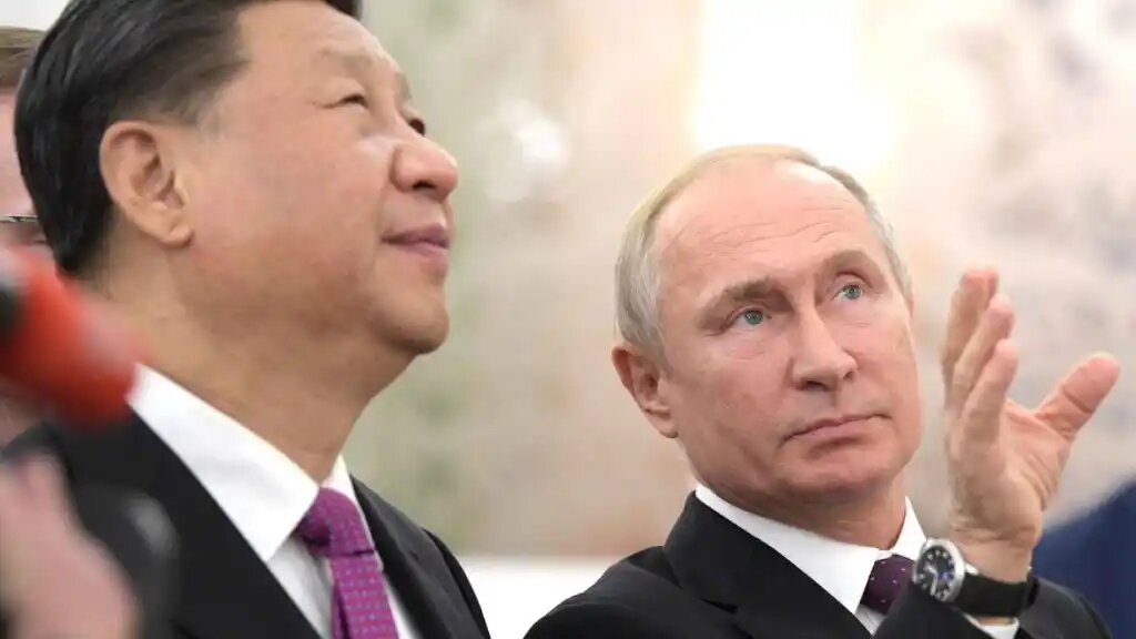 Xi Jinping and Vladimir Putin. 
