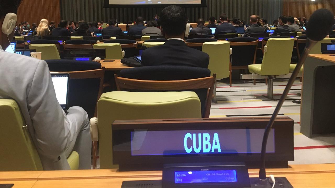 Asiento de Cuba en Naciones Unidas.