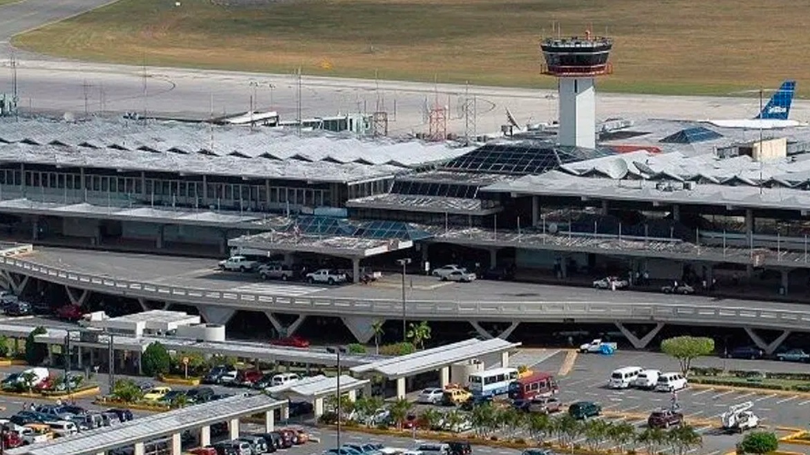 Aeropuerto Internacional de Santo Domingo.