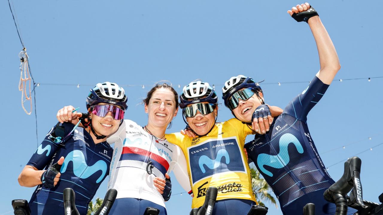 Movistar Team y Arlenis Guerra, ganadores de la Vuelta a Andalucía.