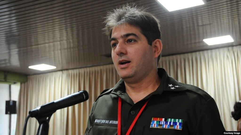 El coronel del Ministerio del Interior cubano Abel Enrique González Santamaría