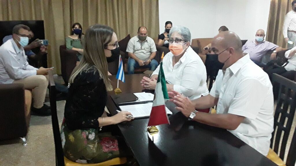Reunión entre las partes de Cuba y México para la creación de Dagame S.A.