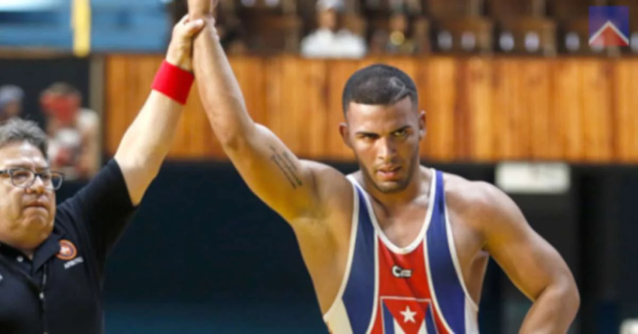El luchador cubano de estilo grecorromano Daniel Grégorich.