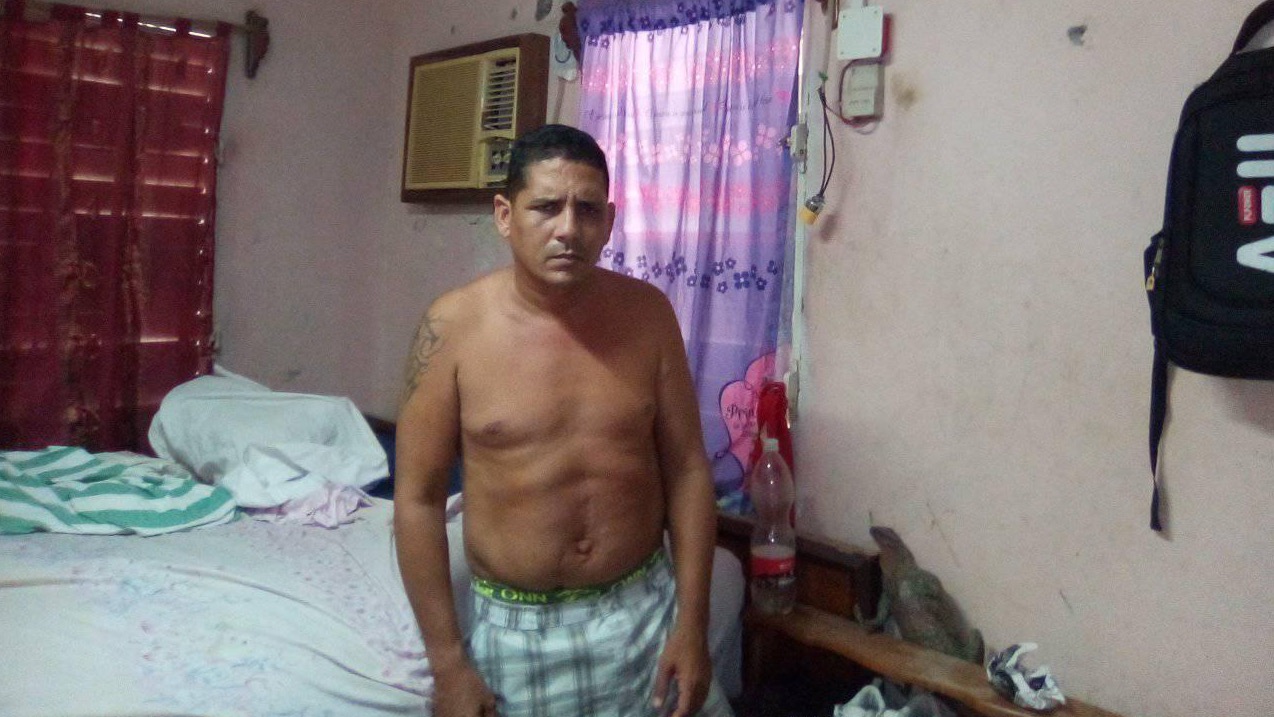 El preso político cubano Eldris González.