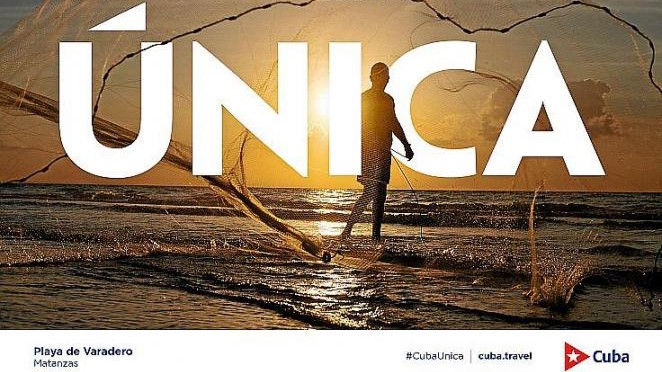 Imagen publicitaria perteneciente a la campaña 'Cuba única'.