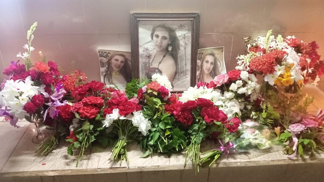 Funeral de la joven asesinada.