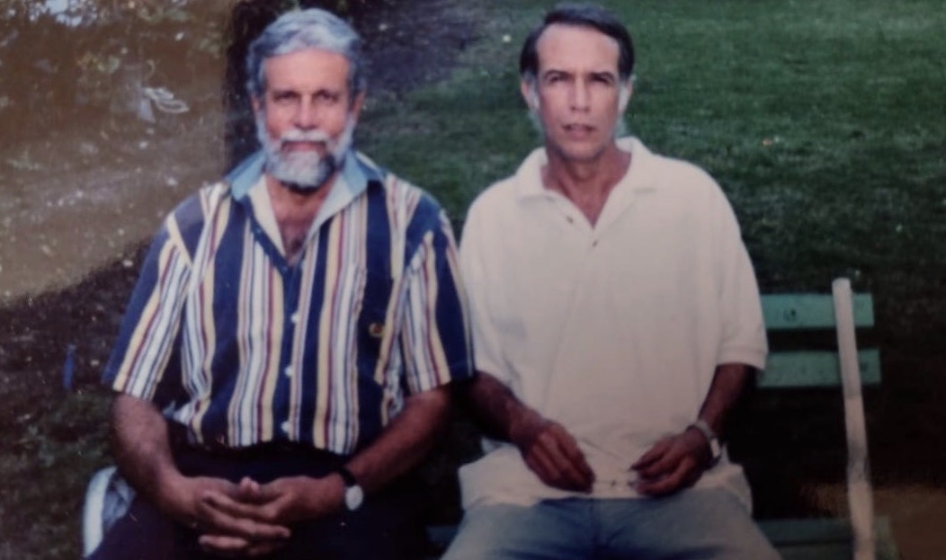 Enrique Saínz (izq.) y Jorge Luis Arcos, La Habana.