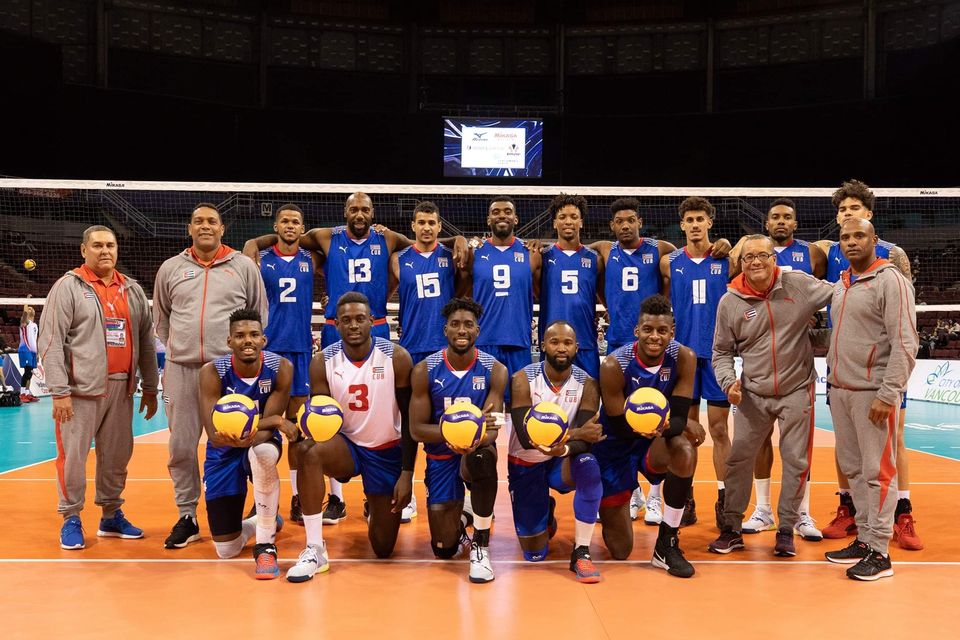 Equipo Cuba de voleibol.