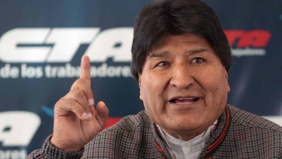 El ex presidente de Bolivia Evo Morales.