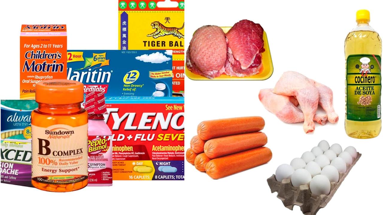 Medicamentos y alimentos, dos de las "ofertas" de Supermarket23.