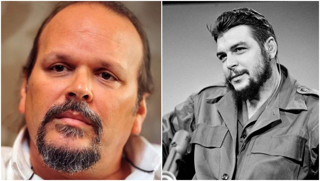 Camilo Guevara March y el Che, su padre.