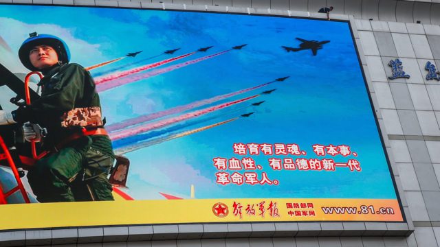 Comunicado de Taiwán sobre la incursión de aviones chinos.