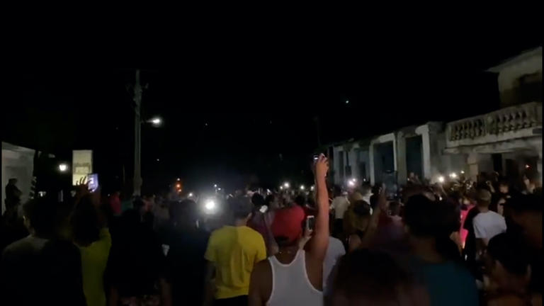 Protesta en Nuevitas, Camagüey.