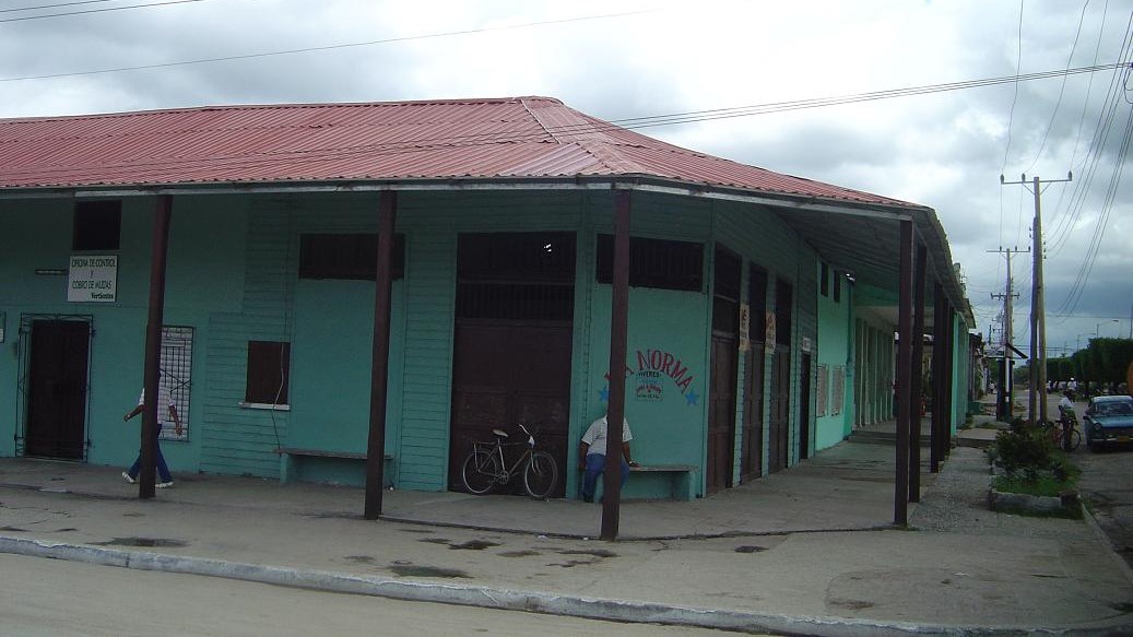 Una intersección de calles en Vertientes, Camagüey.