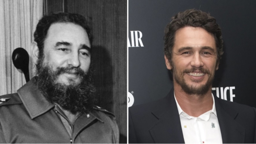 Fidel Castro y James Franco.