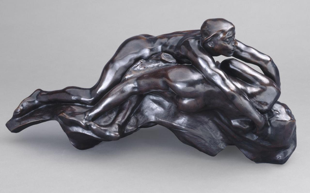 'Paolo y Francesca' de Auguste Rodin, 1886.
