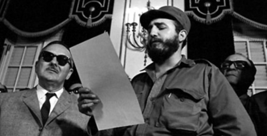 Fidel Castro, durante su asunción como primer ministro.