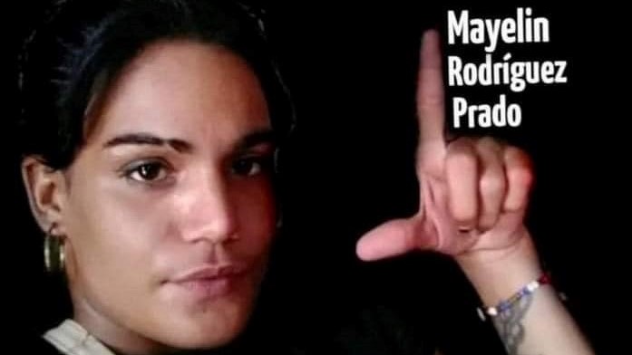 Mayelín Rodríguez, detenida por grabar las protestas de Nuevitas, Camagüey.
