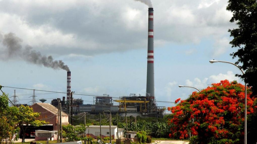 Una central termoeléctrica en Cuba.