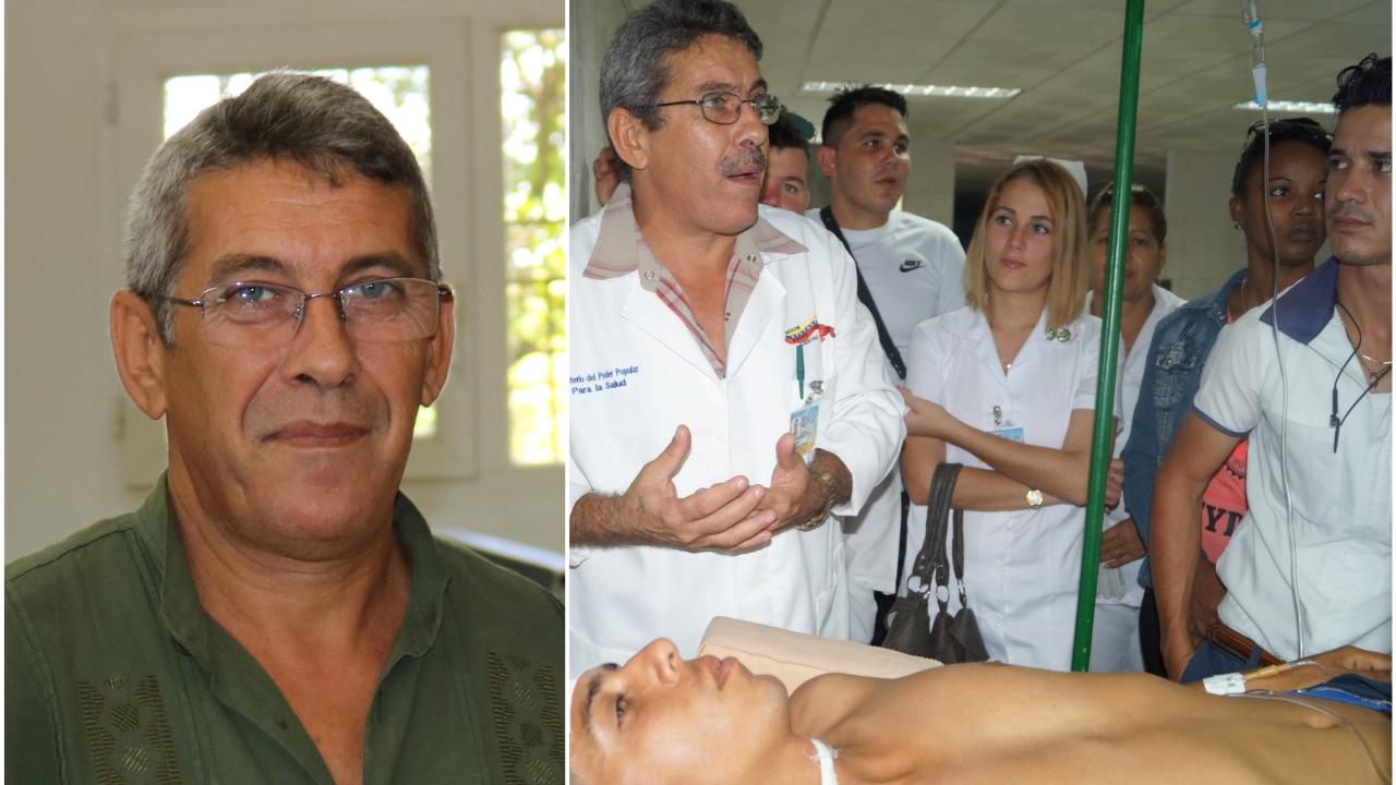 El enfermero cubano Rodolfo Gámez Cruz.