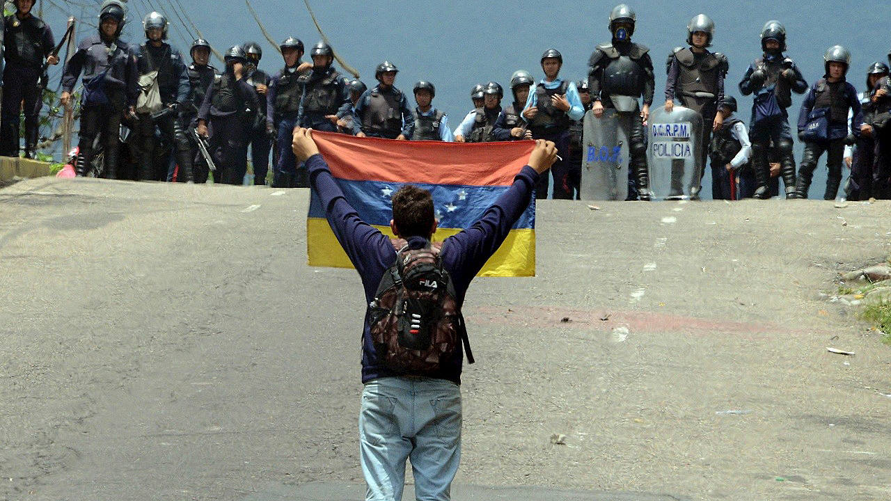 Protestas en Venezuela en 2016.