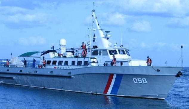 Barco de las Tropas Guardafronteras de Cuba.