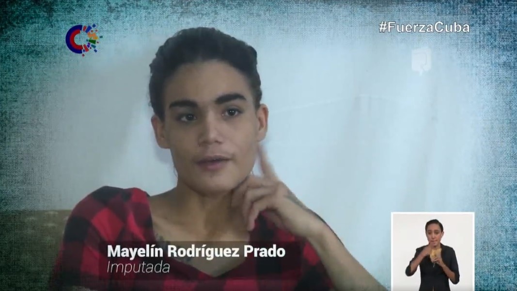 Mayelin Rodríguez Prado, procesada por grabar las protestas de Nuevitas, Camagüey, en agosto.