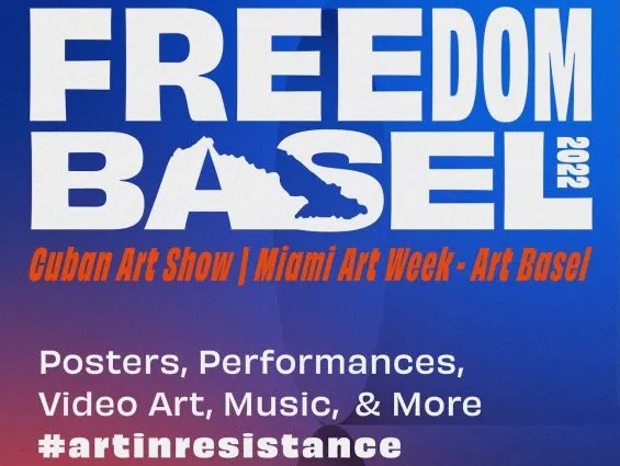 Cartel de la muestra 'Freedom Basel'.
