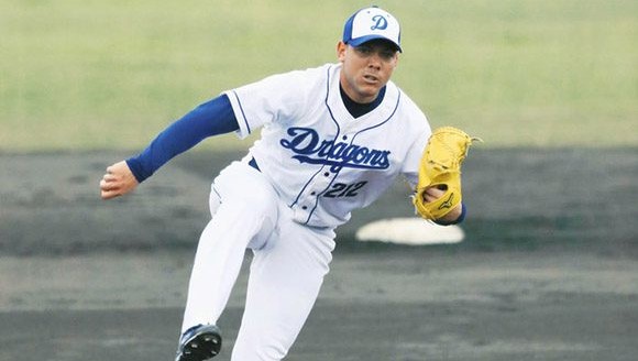 Yariel Rodríguez, uno de los peloteros cubanos destacados en el béisbol asiático.