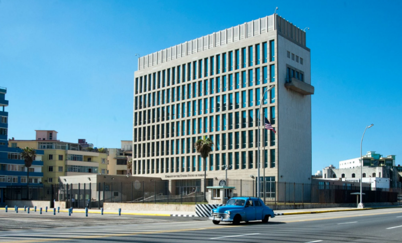 Embajada de EEUU en La Habana.