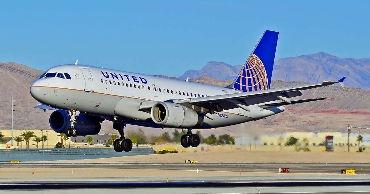Avión de United Airlines.