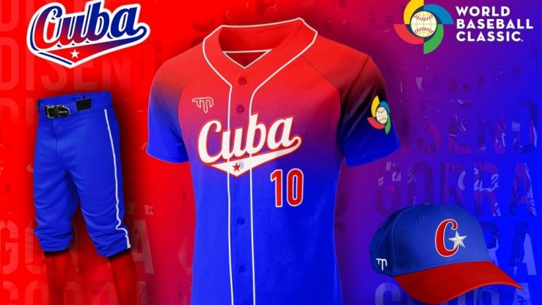 Uniforme del equipo Cuba para el V Clásico Mundial.