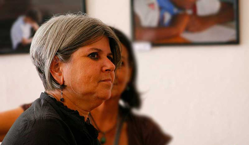 La escritora cubana Teresa Melo.