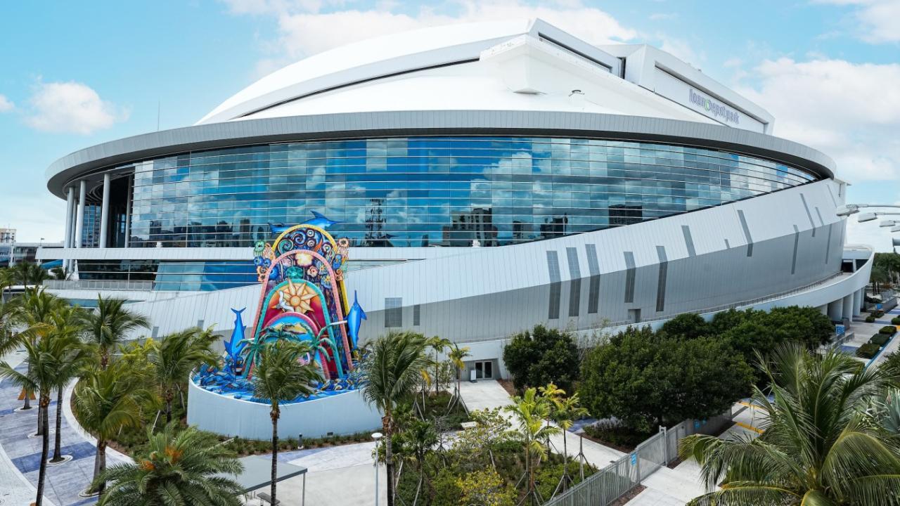 Estado LoanDepot Park de Miami, sede de la fase final del Clásico Mundial de Béisbol.