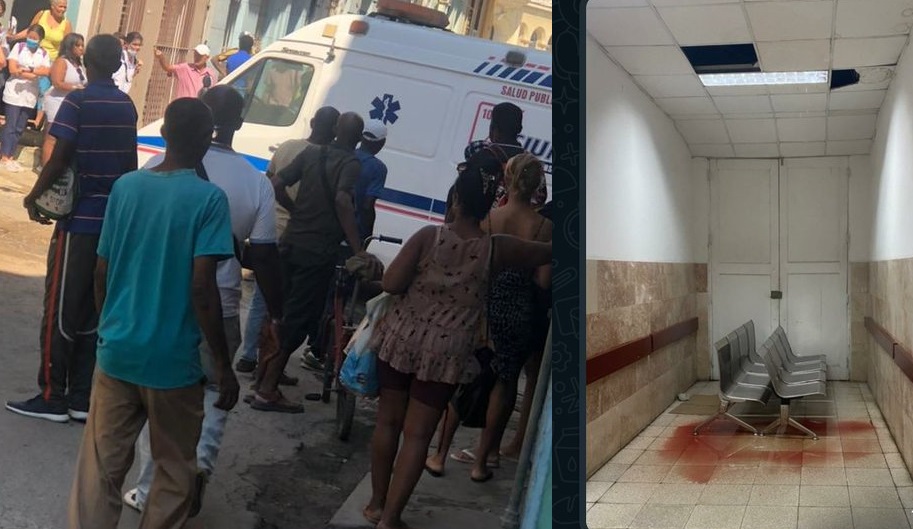 Un constructor muere desangrado en La Habana Vieja y 'llueve sangre' en el Hospital Calixto García.