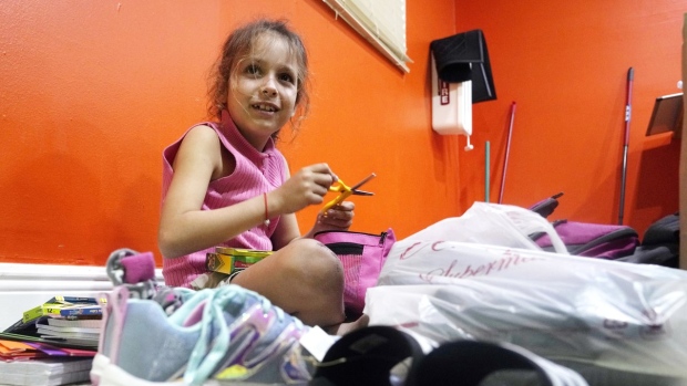Delmis Benbow Tamayo, una niña cubana de ocho años recién llegada a Miami.