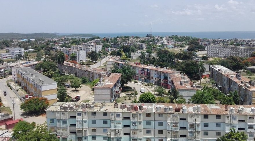Vista aérea de la ciudad de Nuevitas.