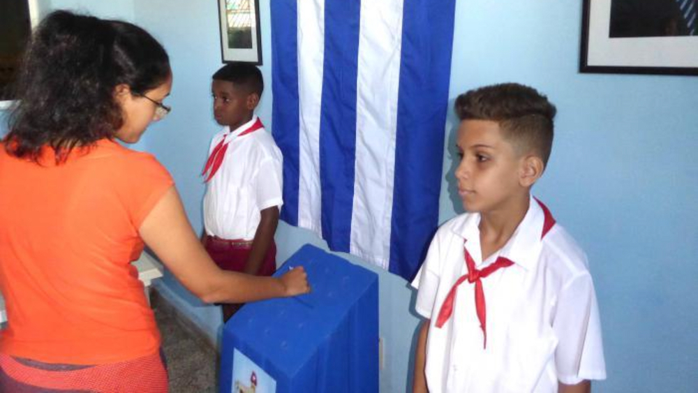 Proceso electoral en Cuba.