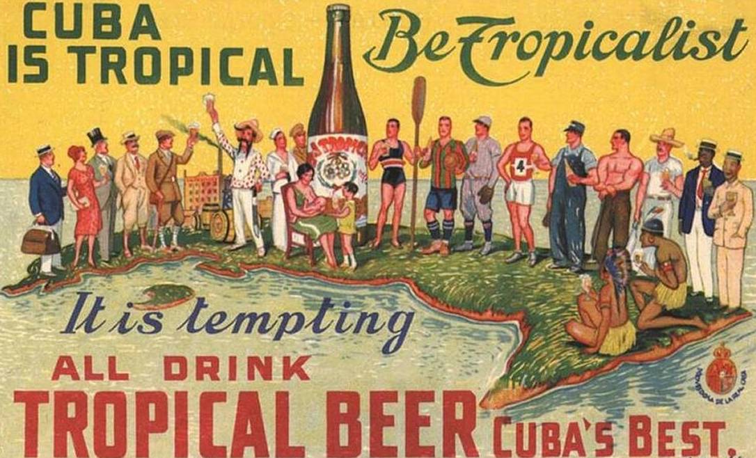 Publicidad de la cerveza Tropical.