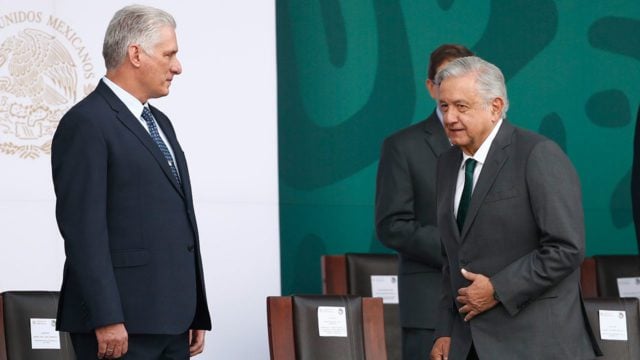 Miguel Díaz-Canel y López Obrador en un anterior encuentro.