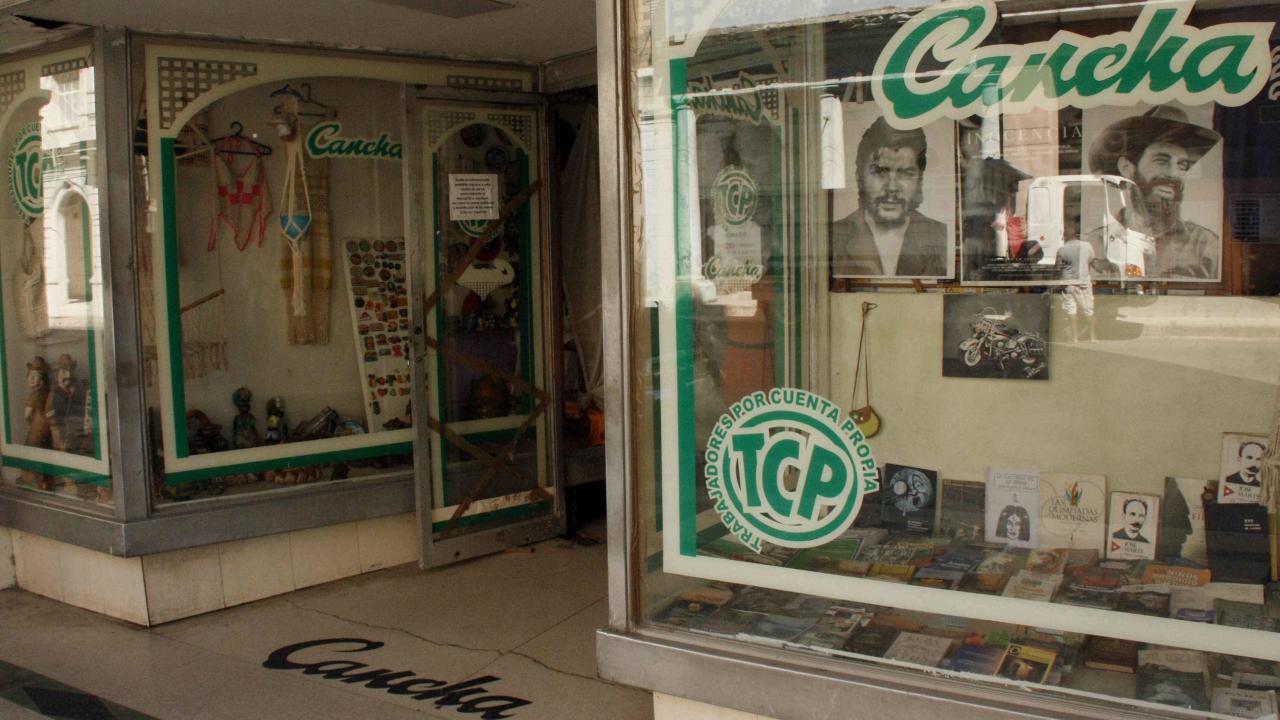 Tienda rentada a emprendedores en Cuba.