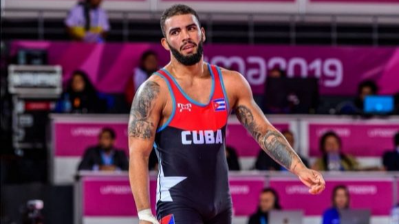 El luchador cubano de estilo grecorromano Daniel Gregorich.