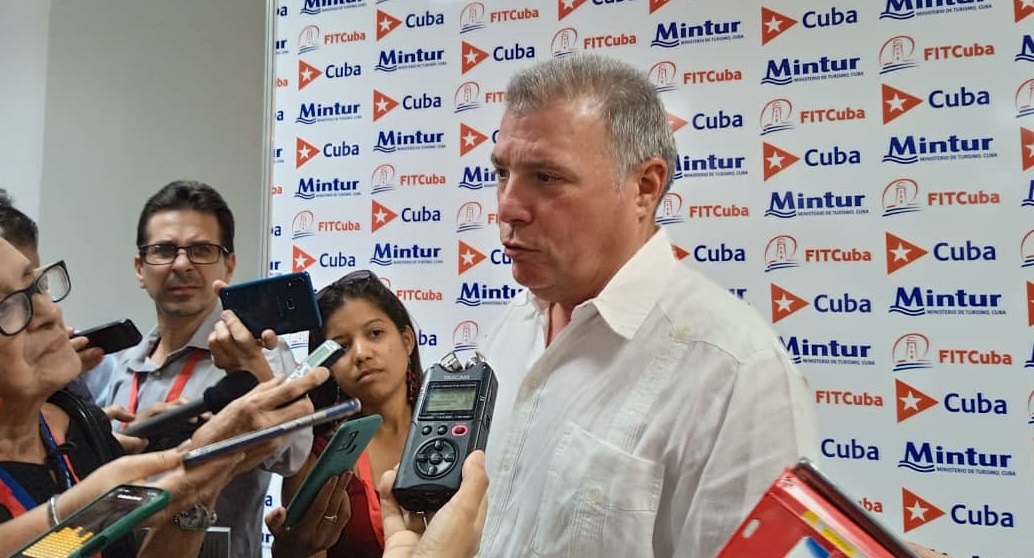 El ministro de Turismo de Cuba, Juan Carlos García Granda.