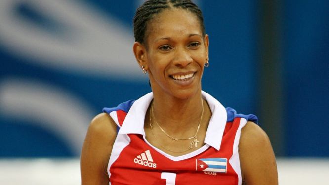 La voleibolista cubana Yumilka Ruiz.