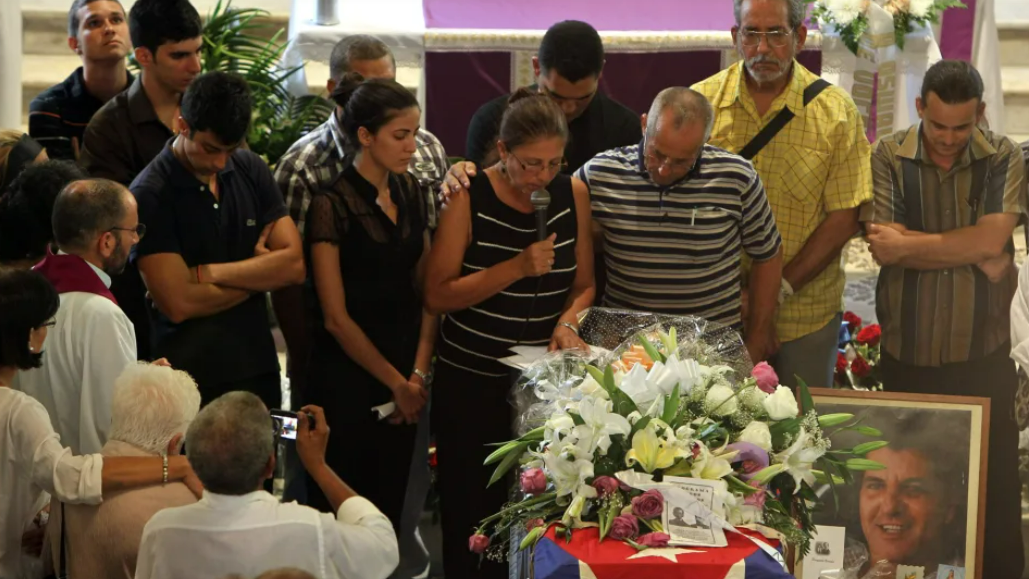 Funerales de Oswaldo Payá en Cuba.