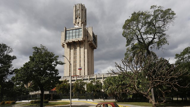Edificio de la Embajada de Rusia en La Habana.