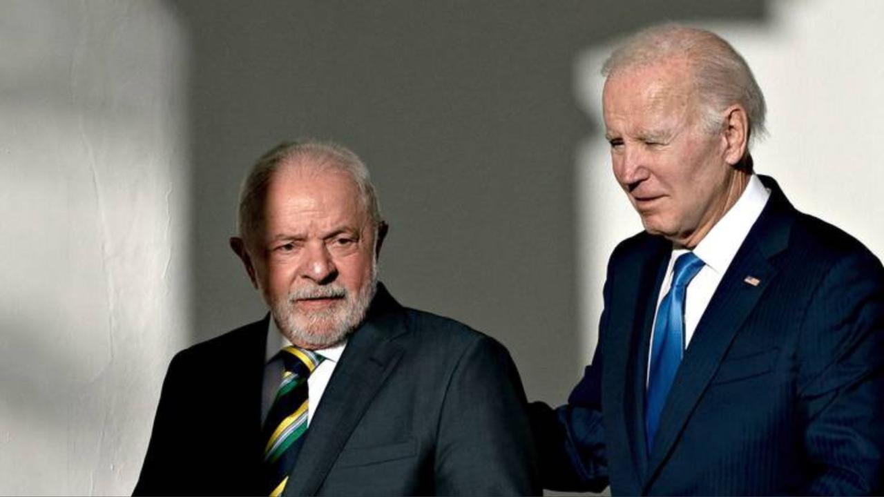 Lula da Silva y Joe Biden en la Casa Blanca.