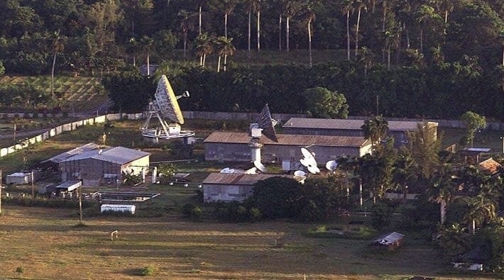 Base de espionaje de Lourdes en Cuba, activa hasta 2002.
