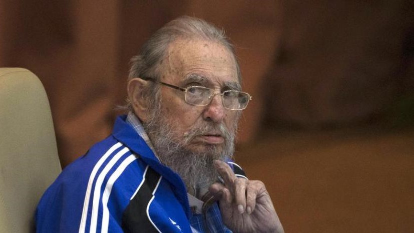 Fidel Castro en una de sus últimas apariciones públicas, en 2016.