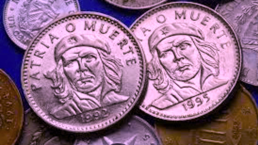 Monedas cubanas.